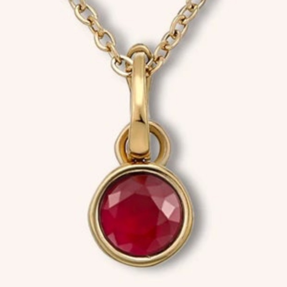 Victoria Emerson Birthstone Necklace July - Picture 2 of 12